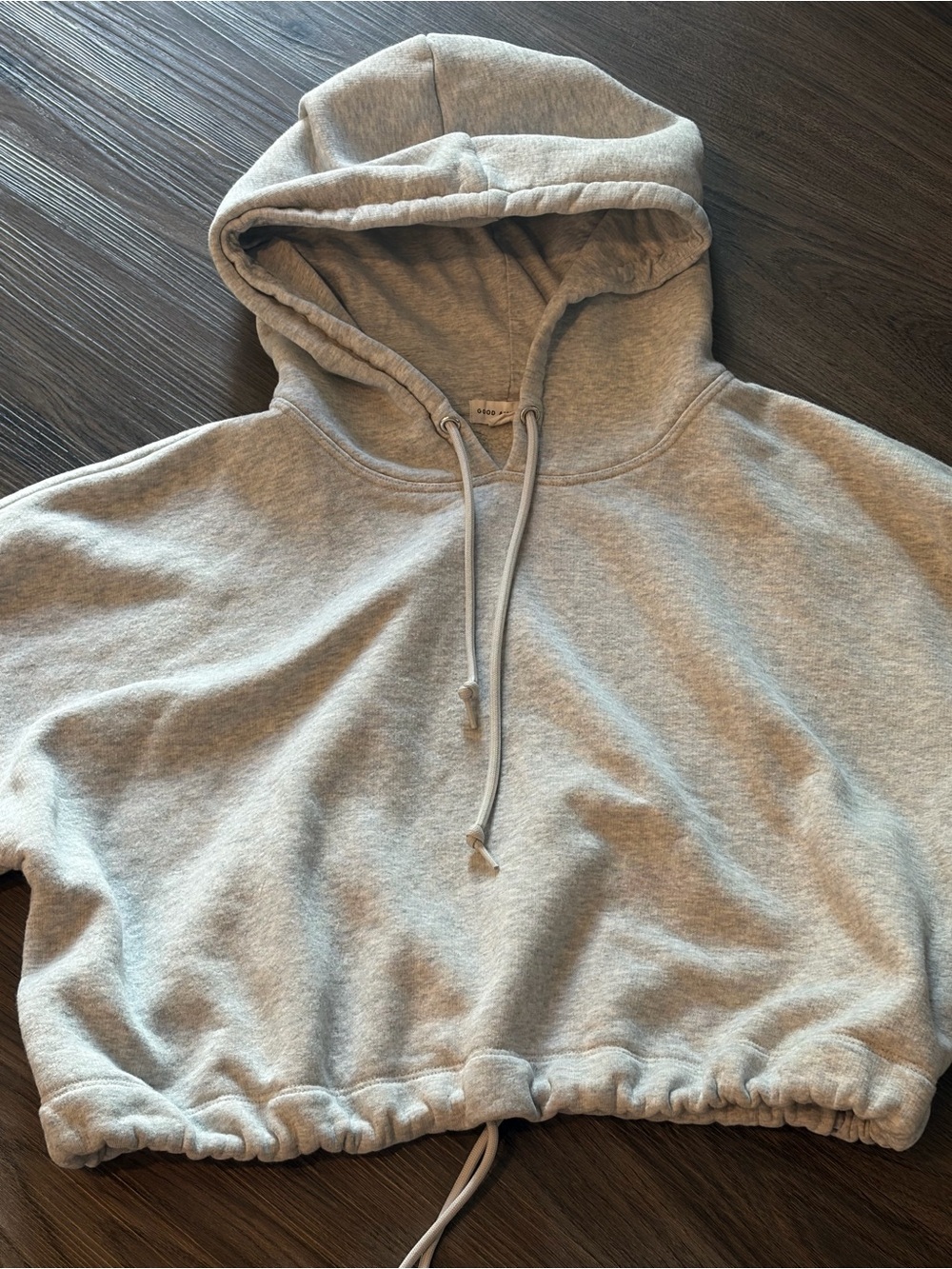 Good American Cropped Hoodie - Picture 3 of 7